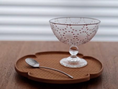 平井睦美Mutsumi Hirai Tenn Goblet Dessert Bowl - Red Fashion