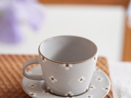 Kasai Kunitaro 葛西国太郎 Teacup w Saucer Fashion