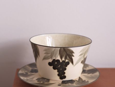 Green Grape Coffee Cup & Saucer Collection For Sale