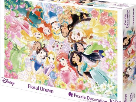 Disney Floral Dream 1000 Piece Jigsaw Puzzle Epoch 97-001 JAPAN Cheap