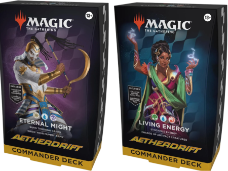 Aetherdrift - Commander Decks (Set of 2) Hot on Sale