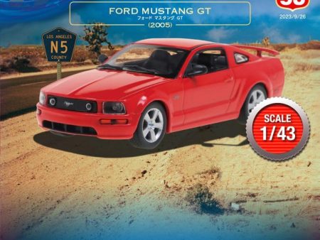 DeAGOSTINI 1 43 American Car Collection #53 FORD MUSTANG GT 2005 Model Car JAPAN Online now