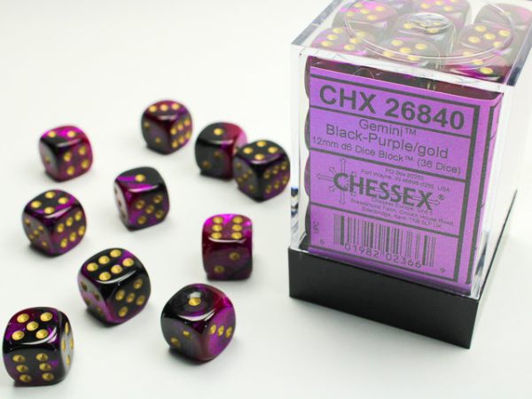 Gemini 12mm D6 (36 dice) Sale