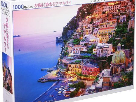 Amalfi in the sunset 1000 piece jigsaw puzzle BEVERLY ‎51-273 Made in Japan Hot on Sale