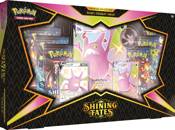 Pokemon Shining Fates Premium Collection Crobat Dragapult For Cheap