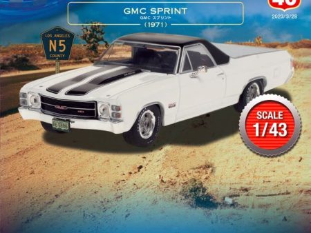 DeAGOSTINI 1 43 American Car Collection #40 GMC SPRINT 1971 Model Car JAPAN Cheap