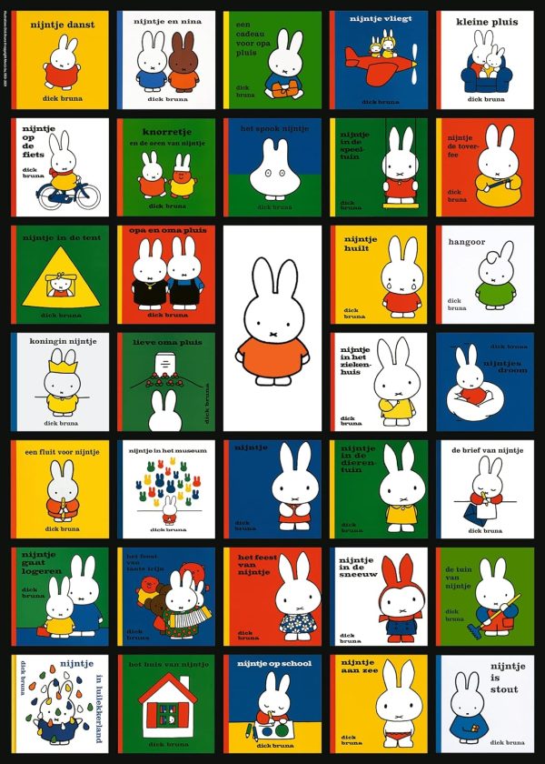 Miffy Book Cover 1000 Piece Jigsaw Puzzle Ravensburger ‎171552 JAPAN Online now