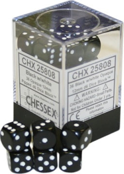 Opaque 12mm D6 (36 dice) Sale