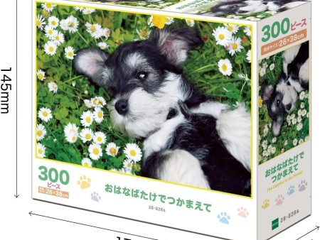 Animals Pets Dog Catch Me in the Flower Garden 300 piece jigsaw puzzle Epoch 28-828s JAPAN Online