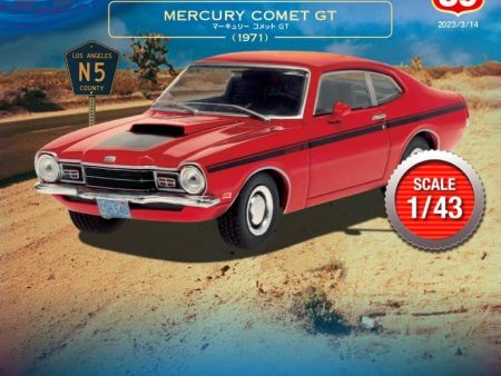 DeAGOSTINI 1 43 American Car Collection #39 MERCURY COMET GT 1971 Model Car JAPAN Supply