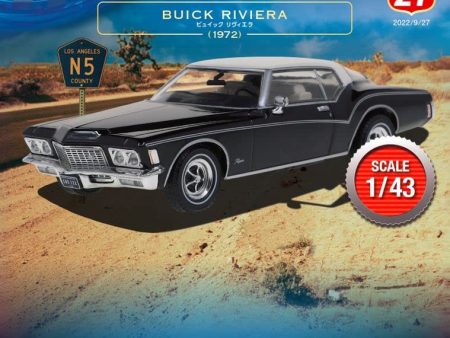 DeAGOSTINI 1 43 American Car Collection #27 BUICK RIVIERA 1972 Model Car JAPAN on Sale