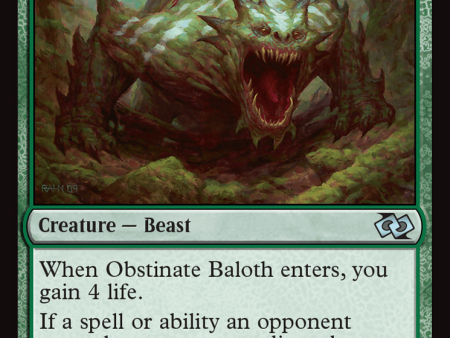 Obstinate Baloth [Foundations Jumpstart] Sale