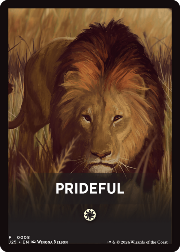 Prideful Theme Card [Foundations Jumpstart Front Cards] For Cheap