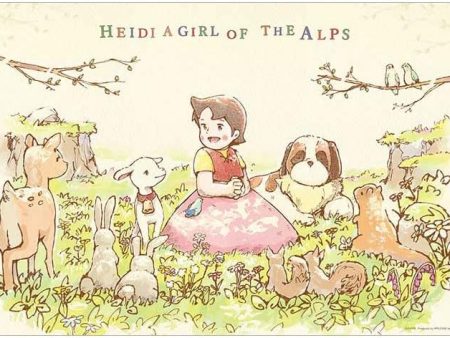 The Story of Heidi Under the Sunlight 500 Piece Jigsaw Puzzle APPLEONE 500-327 JAPAN Sale