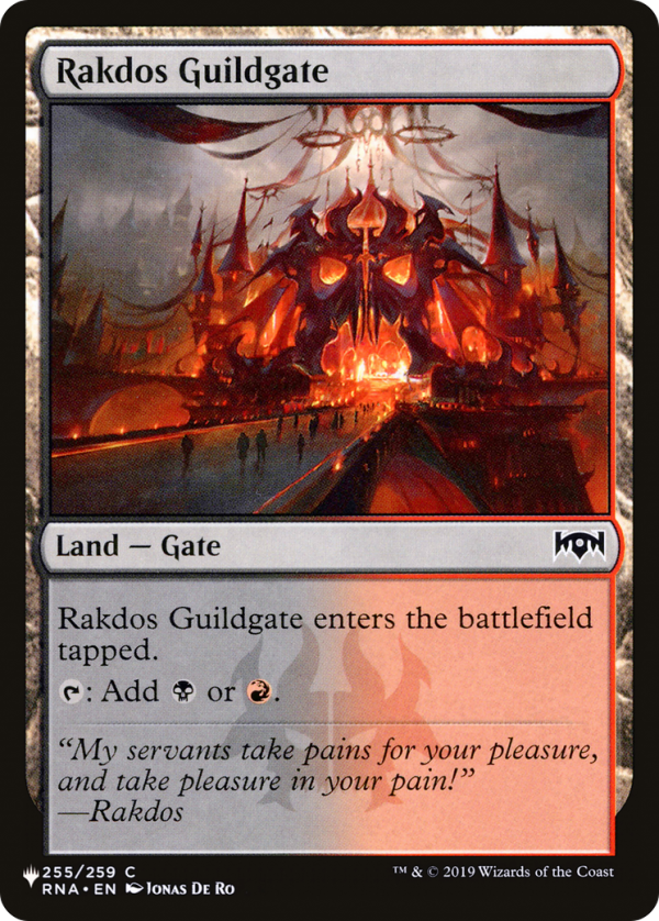 Rakdos Guildgate [The List] For Cheap