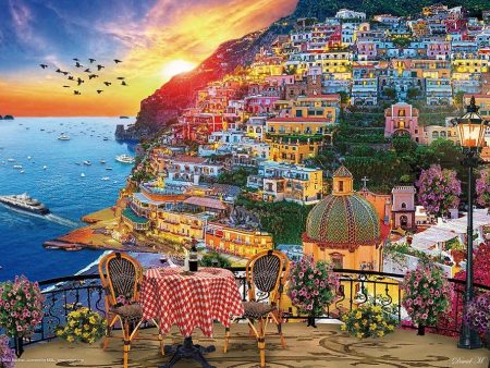 Amalfi Sunset 1000 Micro Piece Jigsaw Puzzle Beverly 1000M-017 [Made in Japan] For Sale