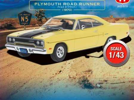 DeAGOSNITI 1 43 American Car Collection #17 PLYMOUTH ROAD RUNNER 1970 Model Car JAPAN For Discount