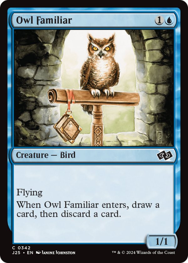 Owl Familiar [Foundations Jumpstart] Online Hot Sale