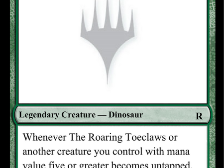 The Roaring Toeclaws [Unknown Event] For Discount