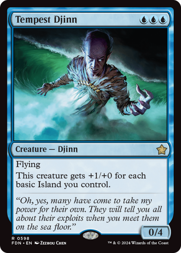 Tempest Djinn [Foundations] Supply