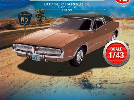 DeAGOSTINI 1 43 American Car Collection #12 DODGE CHARGER SE 1972 Model Car JAPAN Sale