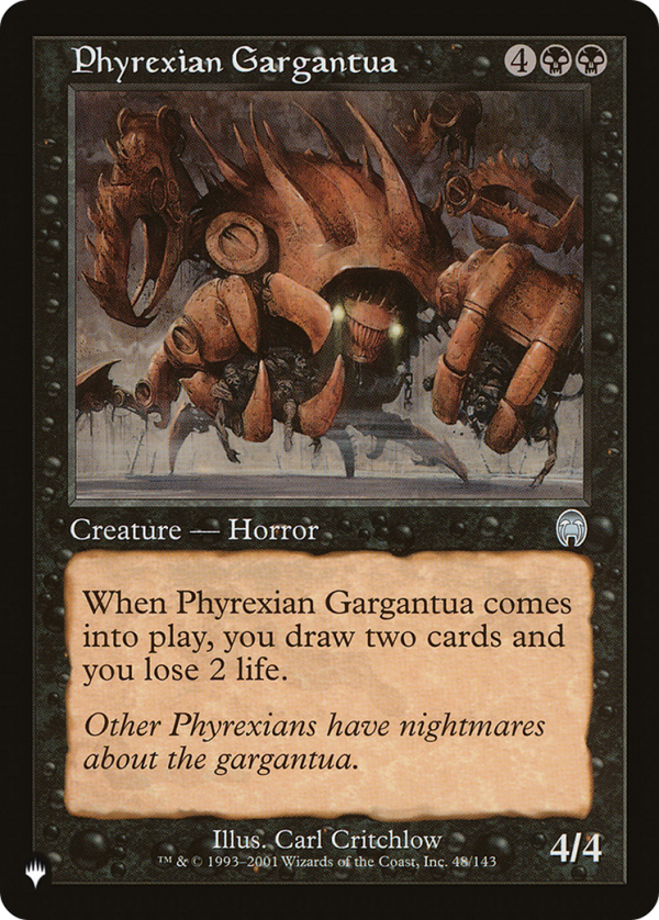 Phyrexian Gargantua [The List] Hot on Sale