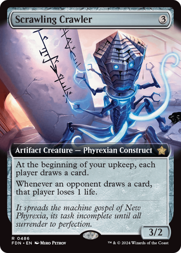 Scrawling Crawler (Extended Art) [Foundations] Hot on Sale