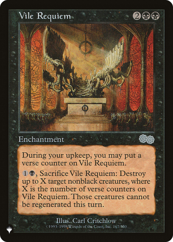 Vile Requiem (USG) [The List] Online Hot Sale