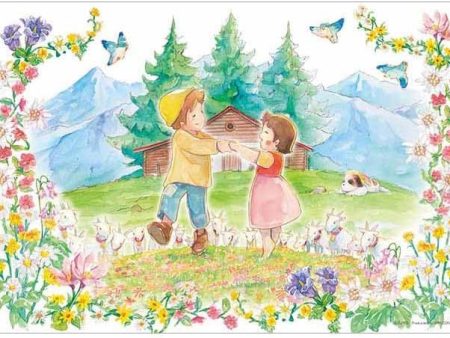 The Story of Heidi Spring Dance 300 Piece Jigsaw Puzzle APPLEONE 300-383 JAPAN For Cheap