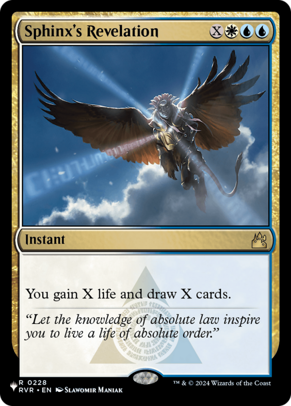 Sphinx s Revelation [The List] Discount