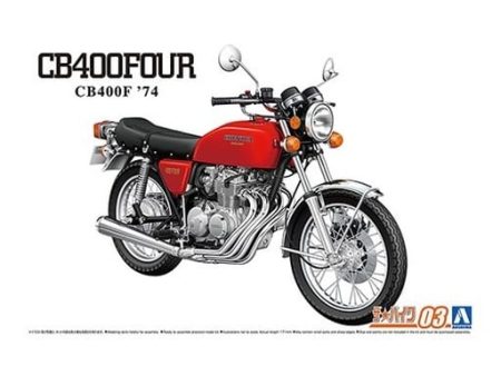 AOSHIMA 1 12 Honda Cb400F Cb400Four 74 The Bike No.3 64436 Model kit Hot on Sale