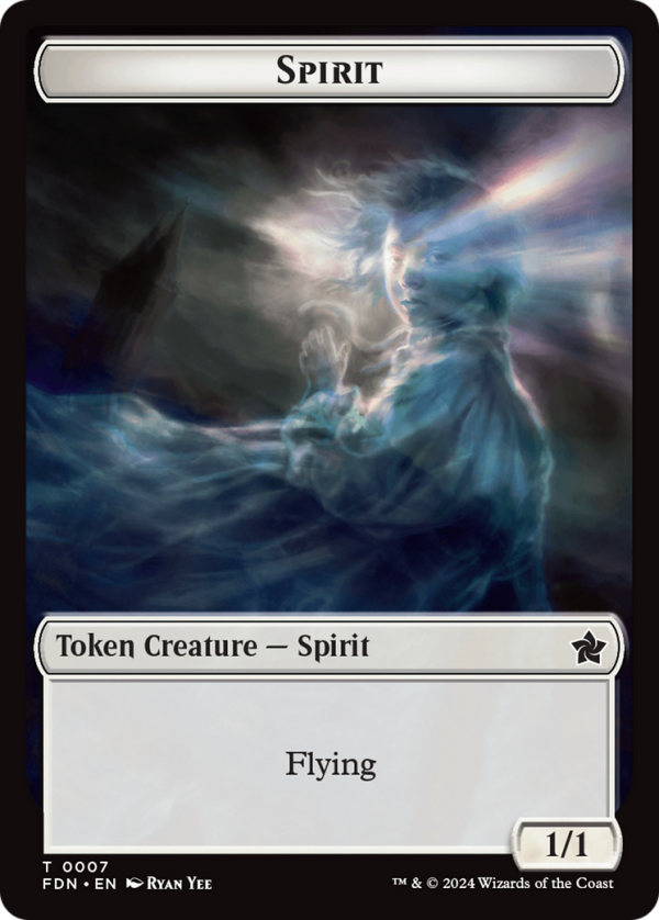 Spirit    Cat (0001) Doubled-Sided Token [Foundations Tokens] Online Hot Sale