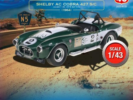 DeAGOSTINI 1 43 American Car Collection #46 SHELBY AC COBRA 427 S C 1964 Model Car JAPAN Supply