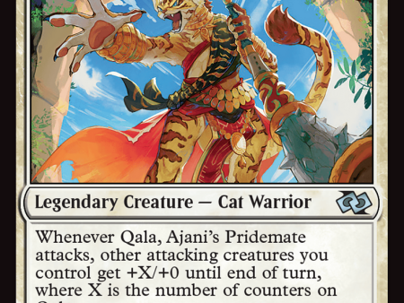 Qala, Ajani s Pridemate (Anime) [Foundations Jumpstart] Supply