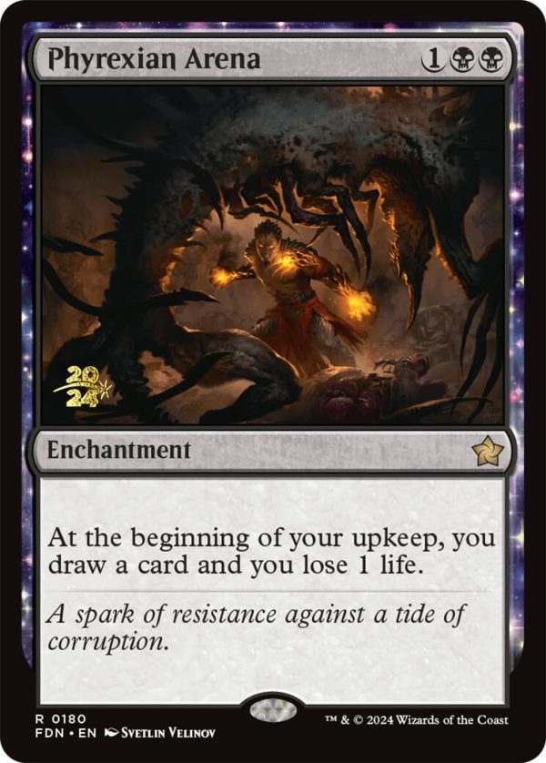 Phyrexian Arena [Foundations Prerelease Promos] Fashion