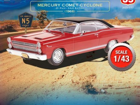 DeAGOSTINI 1 43 American Car Collection #35 MERCYRY COMET CYCLONE MOdel Car JAPAN For Discount