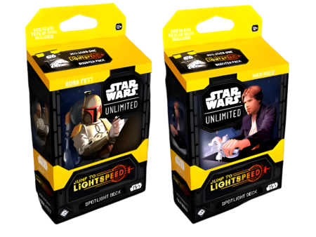 Star Wars Unlimited: Jump to Lightspeed - Spotlight Deck (Set of 2) For Cheap