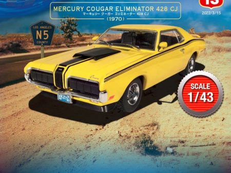 DeAGOSTINI 1 43 American Car Collection #13 MERCURY COUGAR ELIMINATOR 432 CJ 1970 Model Car JAPAN Discount