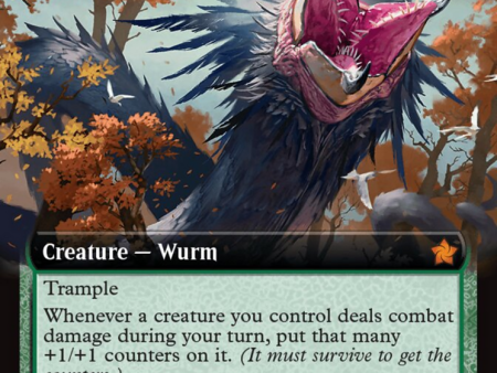 Quilled Greatwurm (Extended Art) [Foundations] on Sale