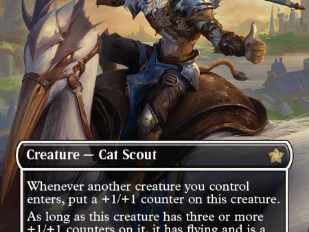 Skyknight Squire (Borderless) (Mana Foil) [Foundations] Fashion