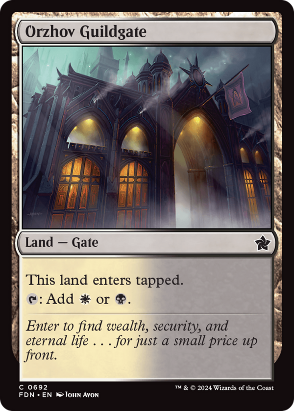 Orzhov Guildgate [Foundations] Supply