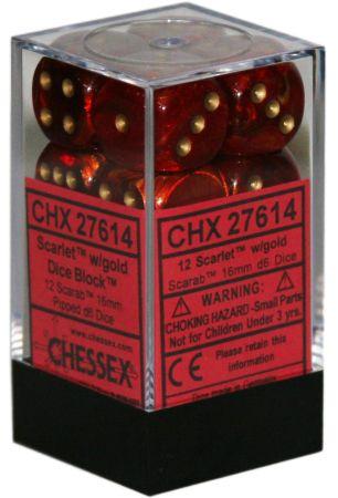 Scarab 16mm D6 (12 dice) For Cheap